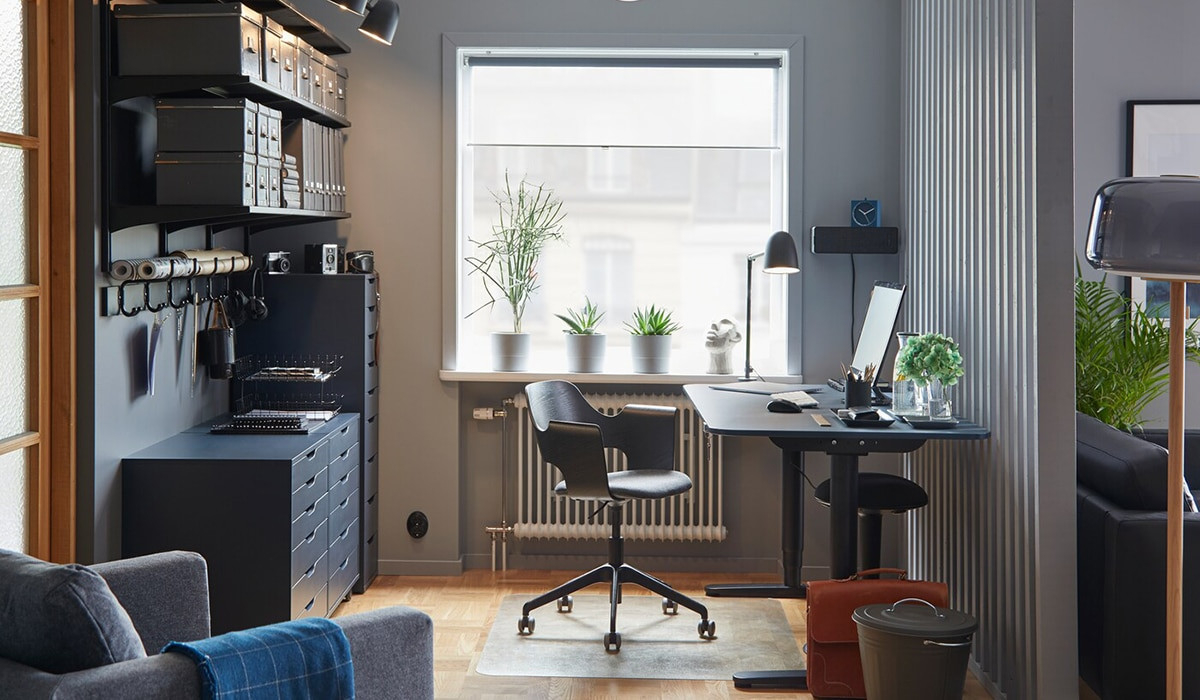 Home Office Im Wohnzimmer – Tipps &amp; Ideen - Ikea Schweiz intended for Schreibtisch Im Wohnzimmer