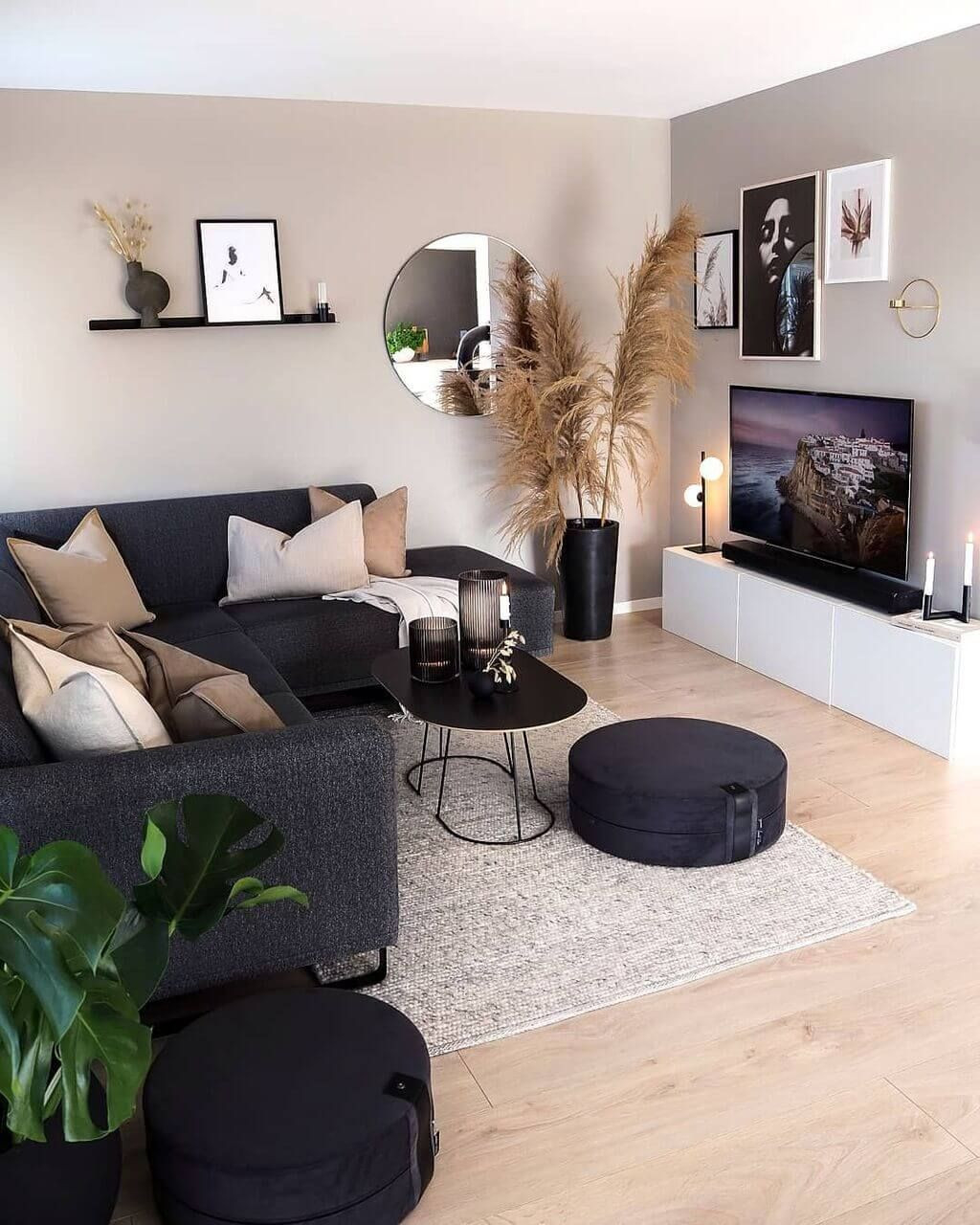 12+ Living Room Trends To Try In 2024 | Apartment Living Room for Modern Pinterest Wohnzimmer