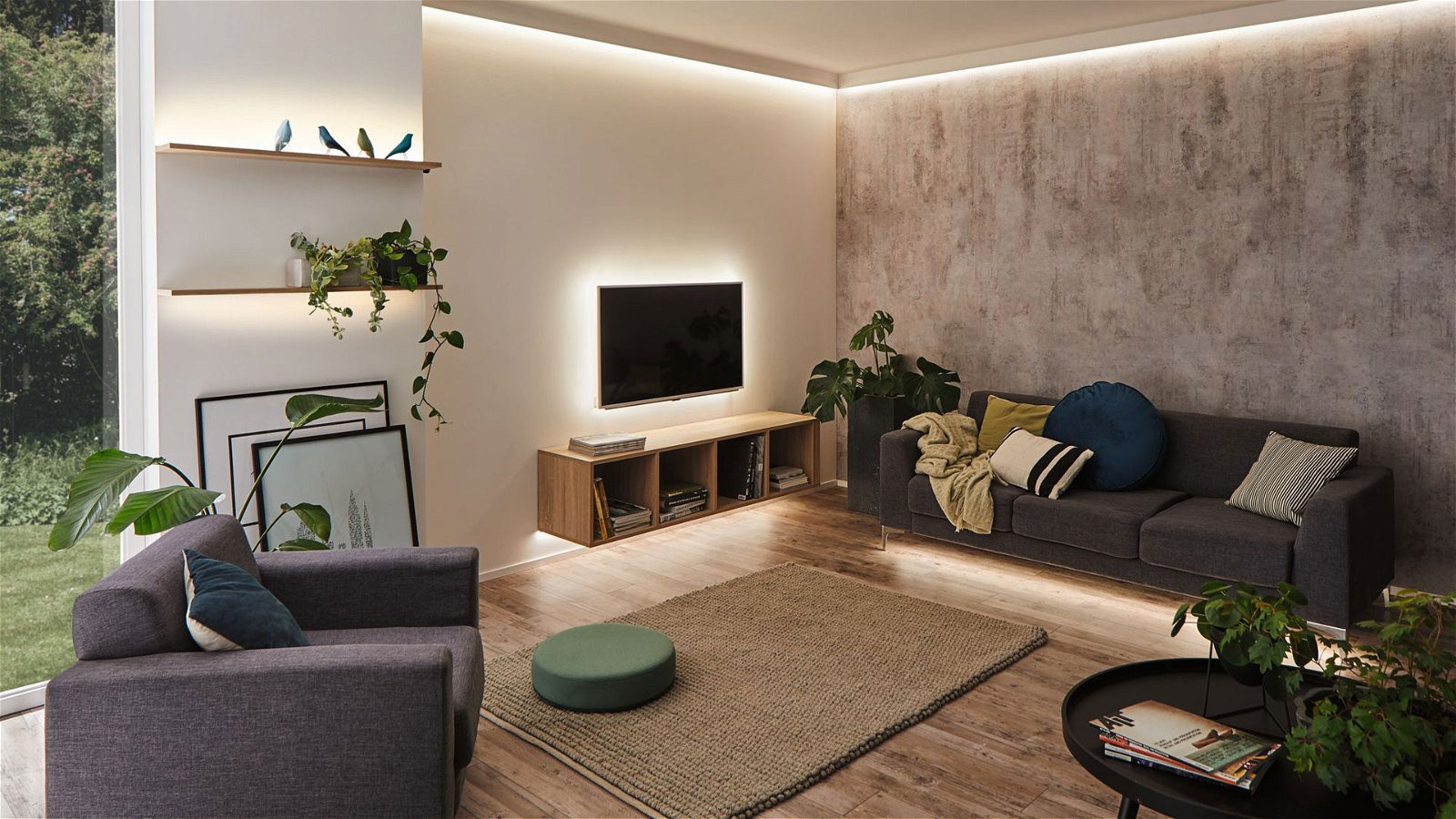 Living Room Lighting: Tips &amp; Ideas For More Ambiance with Spots Im Wohnzimmer