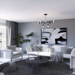 Modernes Wohnzimmer In Weiss – Inteero Intended For Modernes Wohnzimmer Weiß