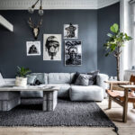 Shades Of Grey: 9 Tipps Für Dunkle Wände Im Wohnzimmer Intended For Wand Wohnzimmer