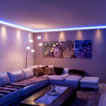 Stucco Moldings For Direct And Indirect Lighting Of Walls And Ceilings Pertaining To Led Strips Wohnzimmer