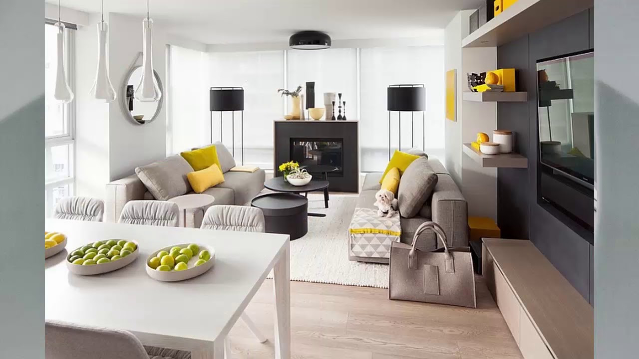 Wohnzimmer Gelb Und Grau Ideen | Haus Ideen in Wohnzimmer Grau Gelb